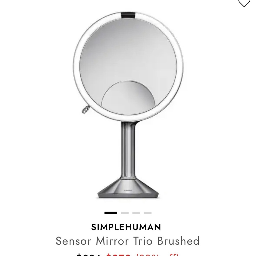 Simplehuman Silver Sensor Mirror